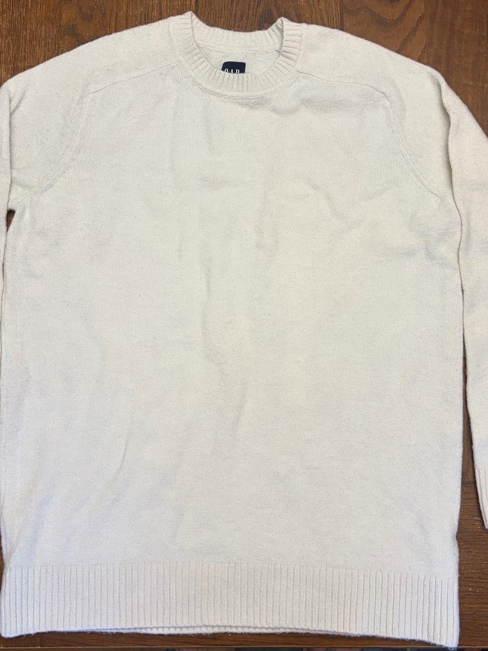Gap Classic Cream Crewneck Sweater - men’s size L